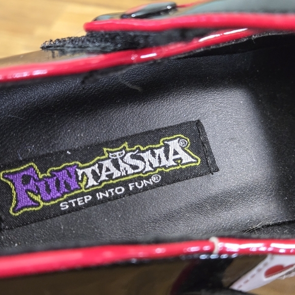 Pleaser Funtasma Heart Platform Mary Jane Heels - Size 7 - Picture 8 of 10